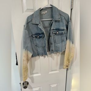Pacsun cropped Jean jacket